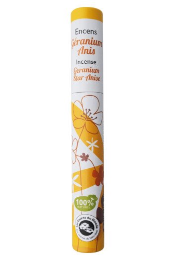 Encens végétal Géranium - Anis