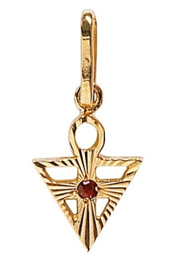 Pendentif rosicrucien - Or