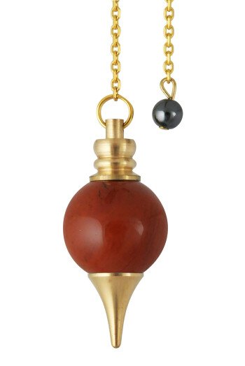 Pendule Sphéroton - Jaspe rouge