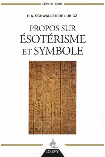 Propos sur ésotérisme et symbole