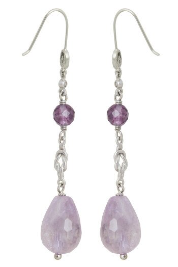Boucles d'Oreilles Améthyste