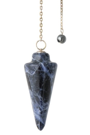 PENDULE TOUPIE SODALITE