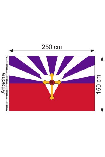 Drapeau rosicrucien grand format