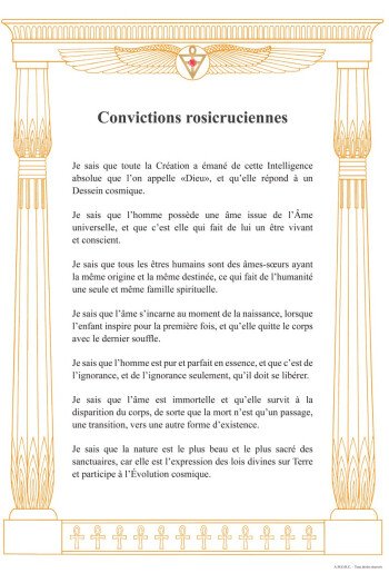 Convictions rosicruciennes