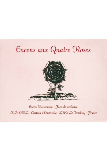 Encens rosicrucien aux quatre roses (72 cubes)