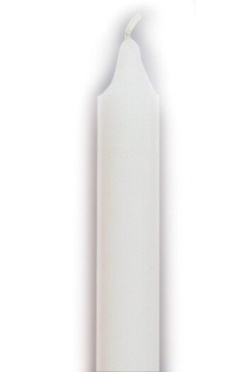 BOUGIE BLANCHE (DIAM 2,2 CM HAUT 18CM)