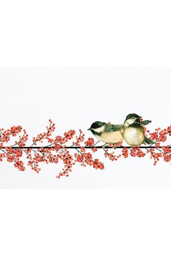 Deux oiseaux sur la branche