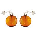 Boucles d'oreilles en ambre