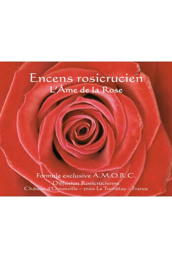 Encens rosicrucien L'âme de la rose (24 cubes)