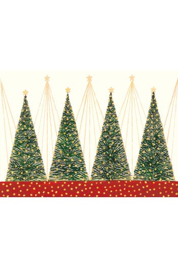 Les sapins sous la voûte d'or