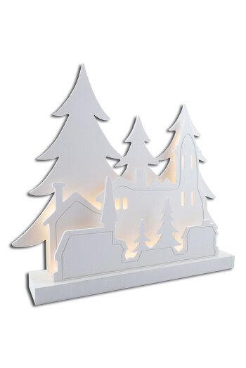 Le village sous la neige