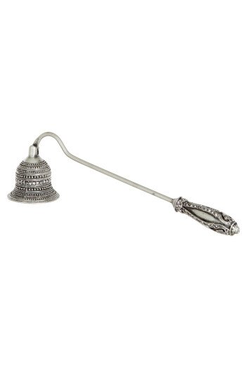 Eteignoir cloche argentée
