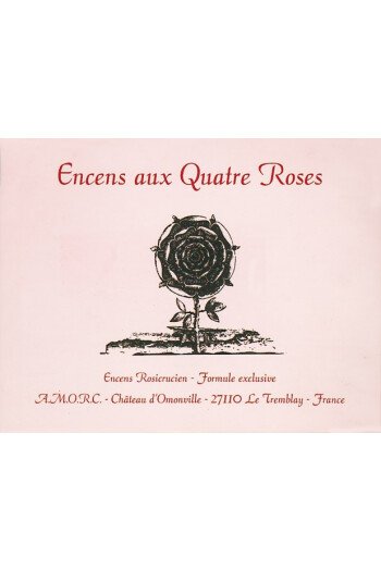 Encens rosicrucien aux quatre roses (360 cubes)