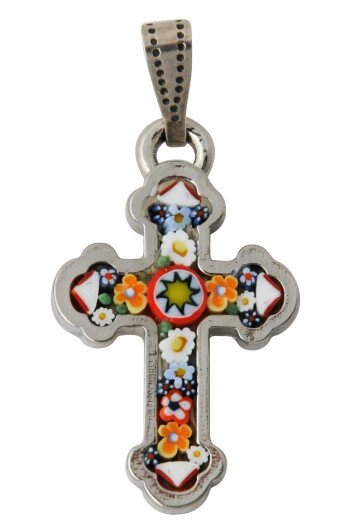Croix en verre de Murano