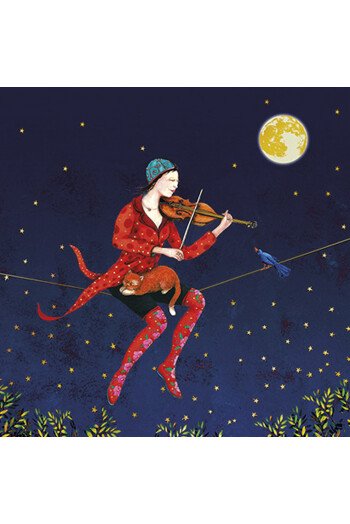 Le violon sous la lune