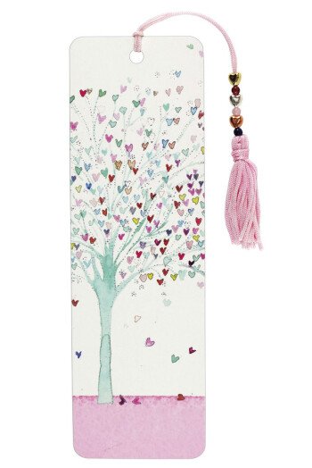 MARQUE PAGES ARBRE AUX COEURS