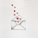 CP ENVELOPPE COEURS