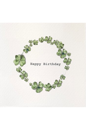 CP COURONNE DE TREFLES HAPPY BIRTHDAY