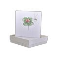 PENDENTIF ARGENT TREFLE ET CP TREFLE COCCINELLE