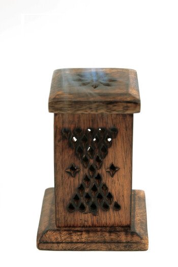 Porte-encens en bois pour cônes