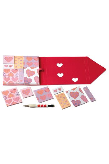 Pochette Post-it Coeurs