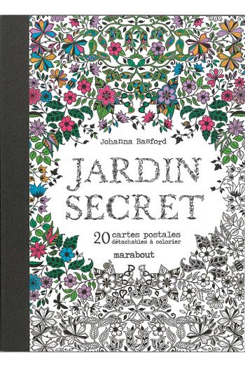 Carnet Jardin Secret - Cartes postales détachables