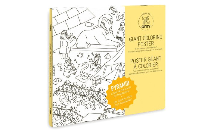 Egyptian pyramid - Giant colouring poster