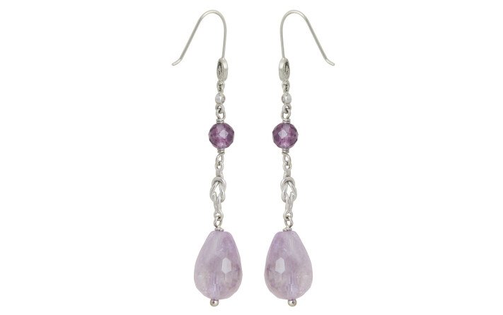 Boucles d'Oreilles Améthyste