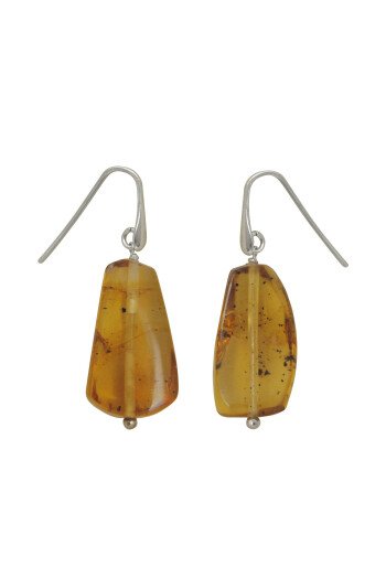 Boucles d'Oreilles Ambre du Méxique