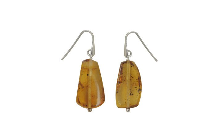 Boucles d'Oreilles Ambre du Méxique