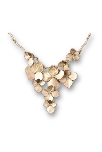 Collier Hydrangea Bronze