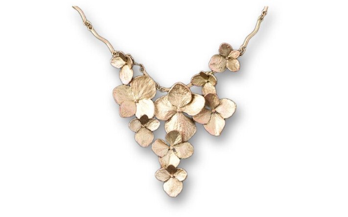 Collier Hydrangea Bronze
