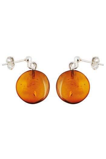 Boucles d'oreilles en ambre