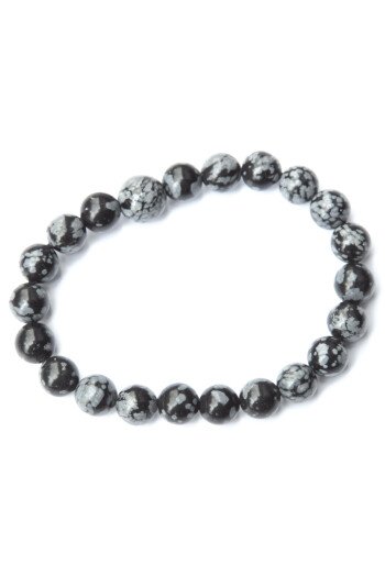 Bracelet Obsidienne mouchetée
