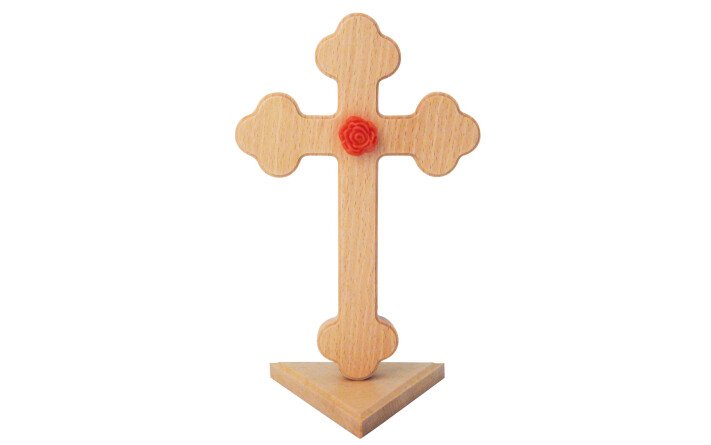 Rose-Croix en bois
