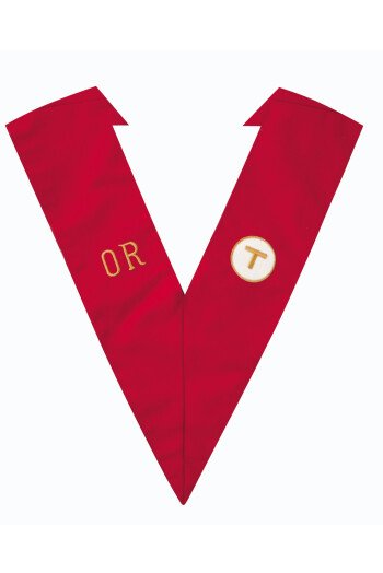 SAUTOIR OR (ORATEUR) ROUGE- Heptade/Atelier