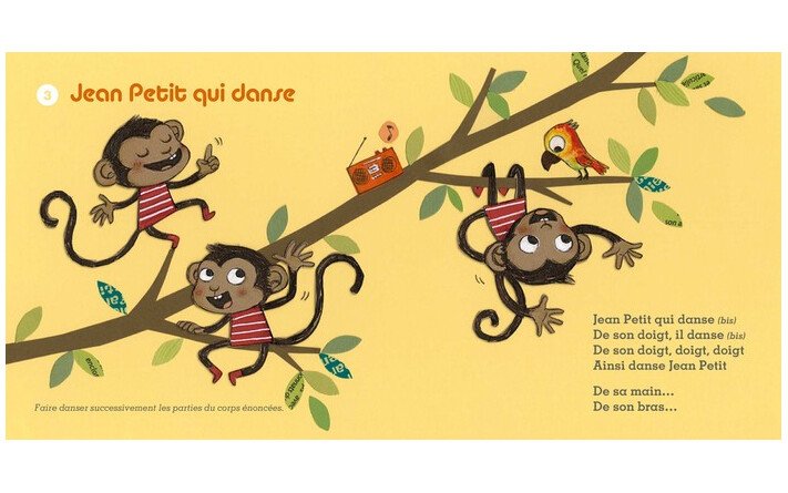 COMPTINES POUR DANSER LIVRE CD