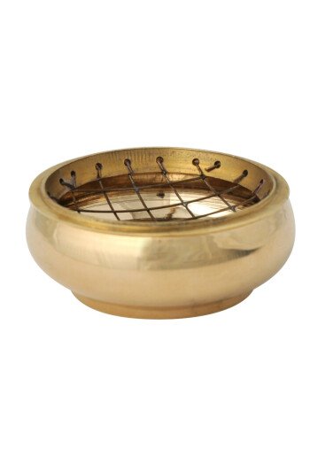 Porte-encens  grille en laiton