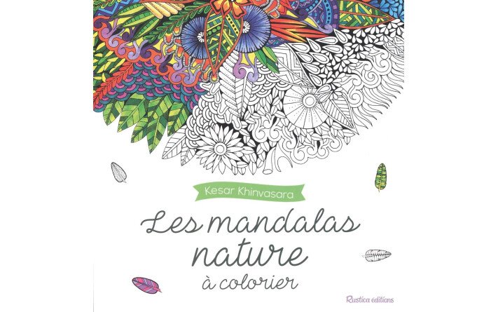 Les mandalas nature à colorier
