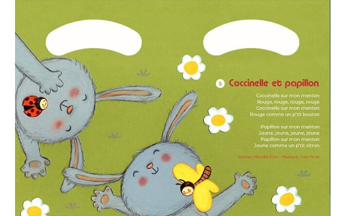 COMPTINES POUR CHANTER LES COULEURS LIVRE CD