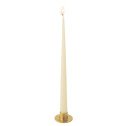 Matt brass candle holder