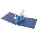 Pink stork origami