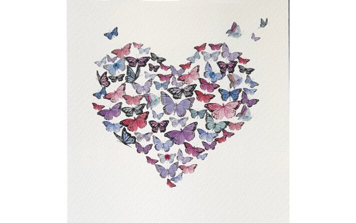CP COEUR DE PAPILLONS 