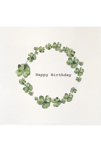CP COURONNE DE TREFLES HAPPY BIRTHDAY