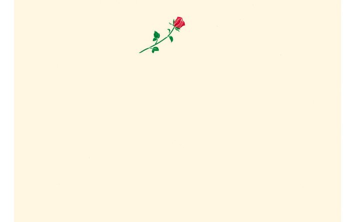 Rose rouge