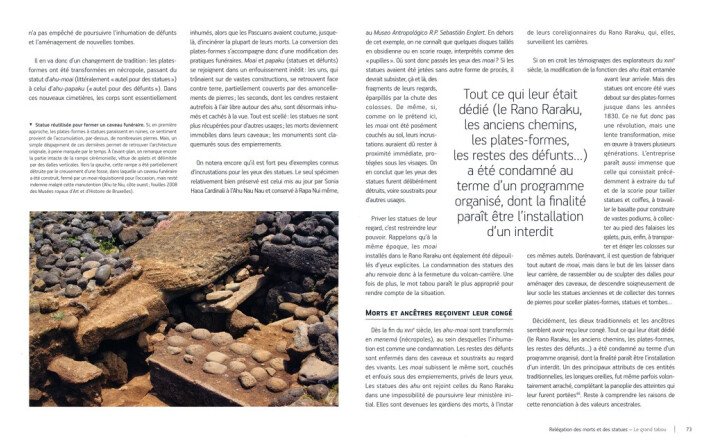 ILE DE PAQUES LE GRAND TABOU