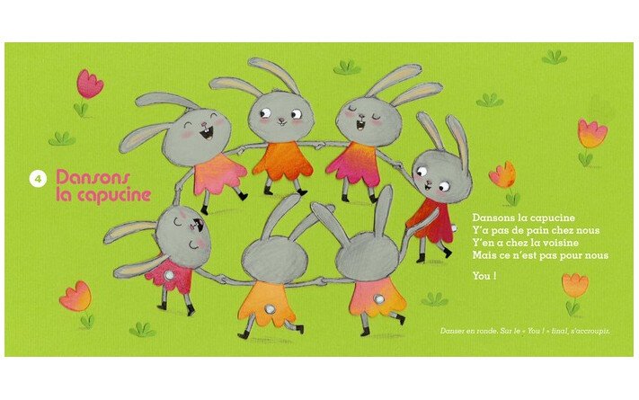 COMPTINES POUR DANSER LIVRE CD