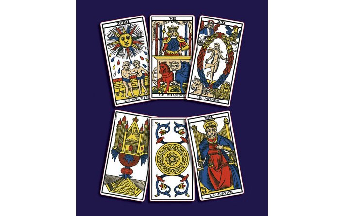 LE TAROT DE MARSEILLE LIVRE ET JEU 78 LAMES - COFFRET