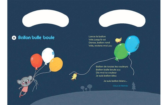 COMPTINES POUR CHANTER LES COULEURS LIVRE CD
