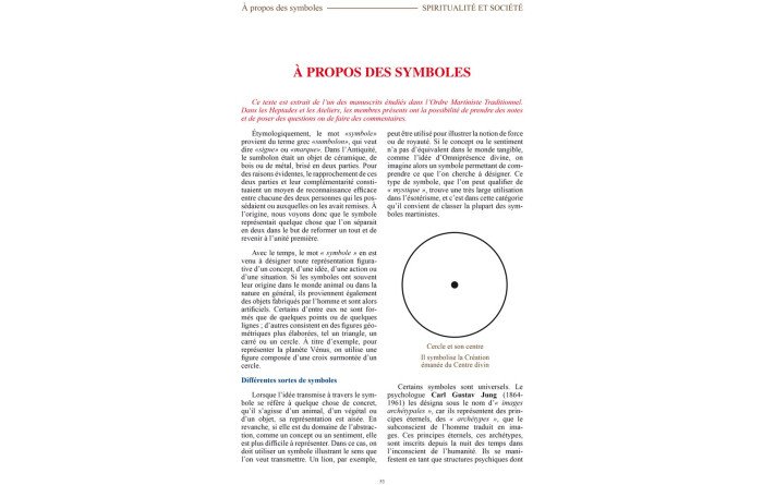 Le Martinisme des origines à nos jours